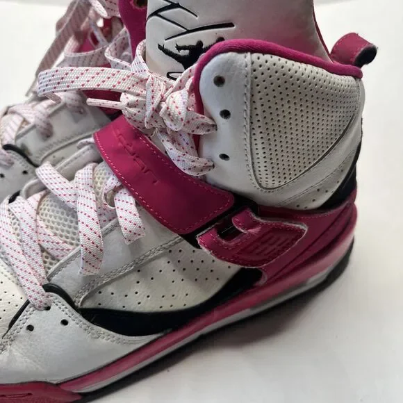 Nike Boys Air Jordan Flight 45 837024-158 White Basketball Shoes Sneakers Sz 9 Y - Picture 3 of 9